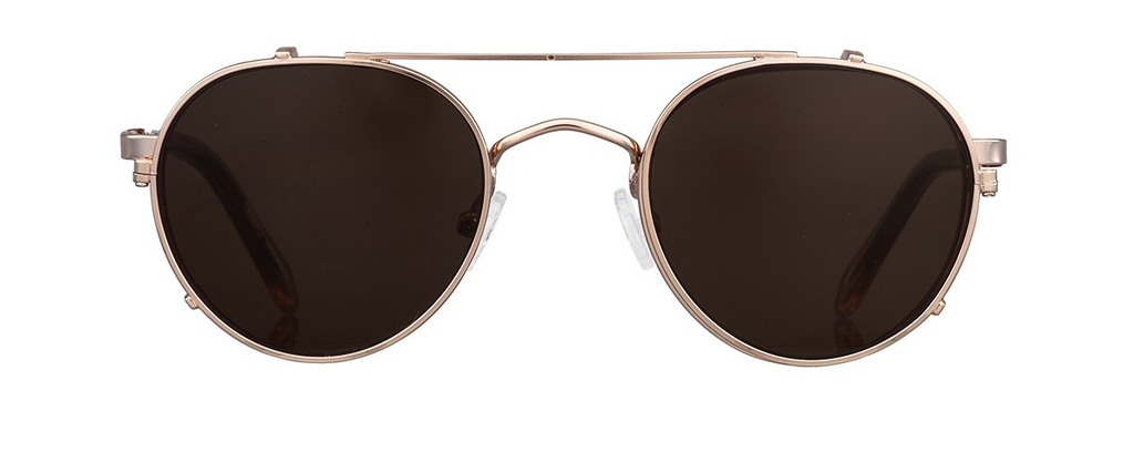 Clip on Sun Frank Rose Gold/Brown